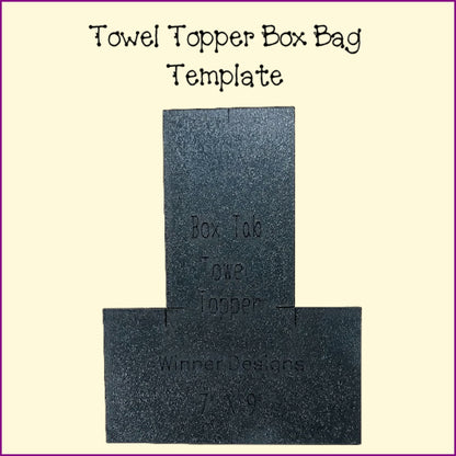 Towel Topper - Box Tab Template