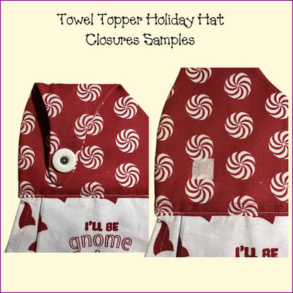 Towel Topper - Holiday Hat Template