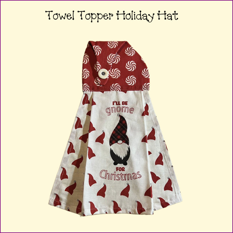 Towel Topper - Holiday Hat Template