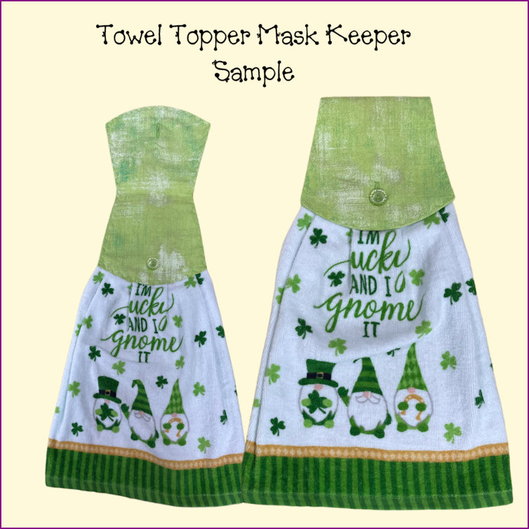 Towel Topper - Mask Keeper Templates