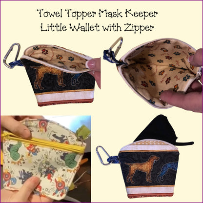 Towel Topper - Mask Keeper Templates