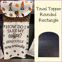 Towel Topper - Rounded Rectangle