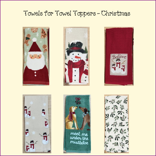 Towels for Towel Topper - Christmas