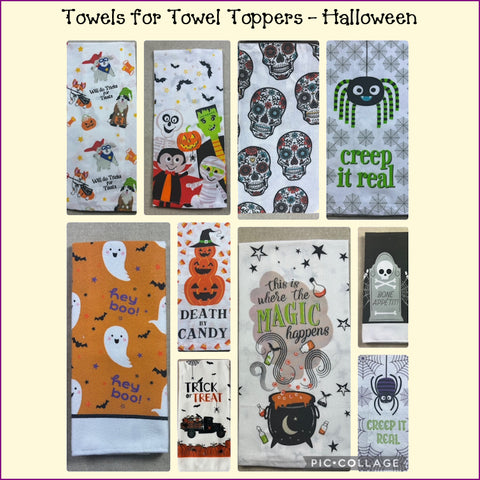 Towels for Towel Toppers - Halloween