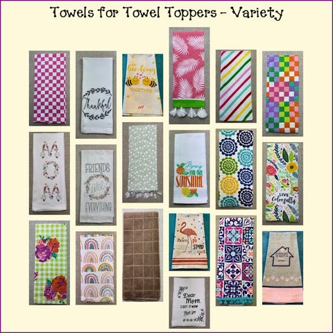 Towels for Towel Toppers - Variety