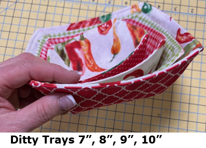 Ditty Basket Templates - Multiple Sizes