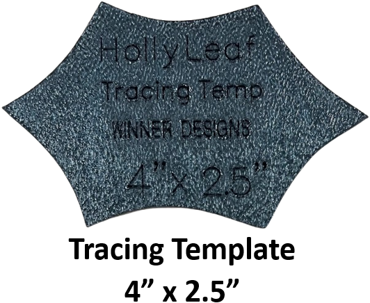 Christmas Holly Leaf Templates