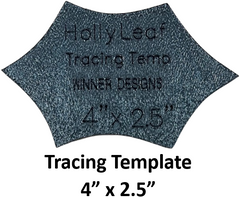 Holly Leaf Templates