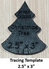 Christmas Tree Full & Half Templates