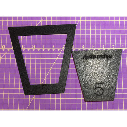 Tumbler Template and Fussy Cut Frame 5”