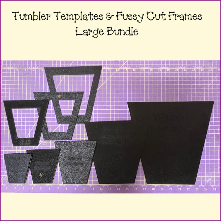 Tumbler & Fussy Cut Templates