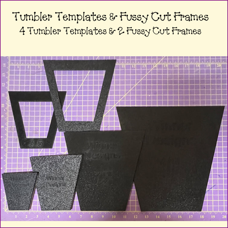 Tumbler & Fussy Cut Templates