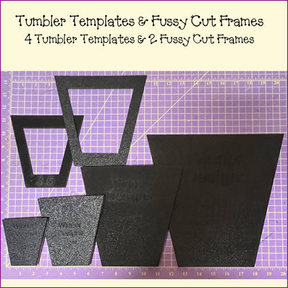 Tumbler & Fussy Cut Templates