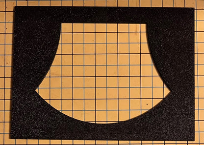 Towel Topper - Apple Core, Fussy Cut Frame V1