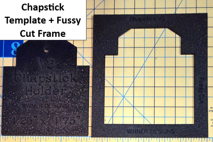 Chapstick Lipstick Lip Balm Holder Template V2