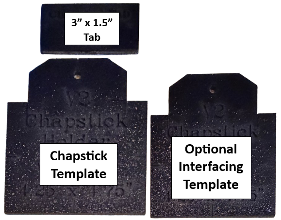 Chapstick Lipstick Lip Balm Holder Template V2