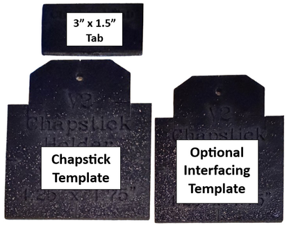 Chapstick Lipstick Lip Balm Holder Template V2