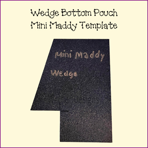 Wedge Bottom Pouch Templates