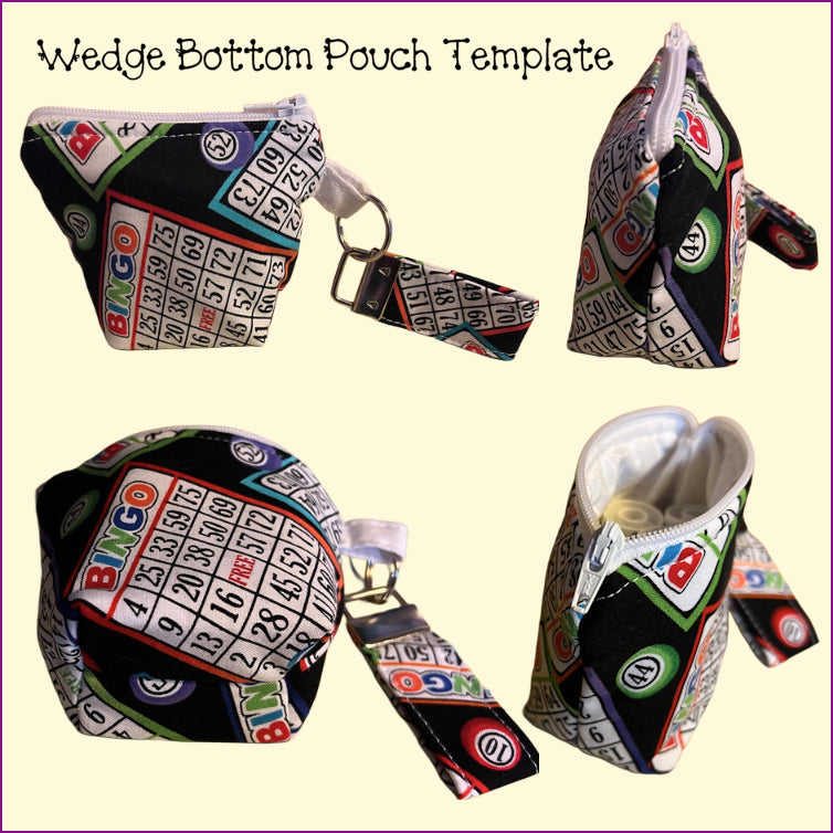 Wedge Bottom Pouch Templates