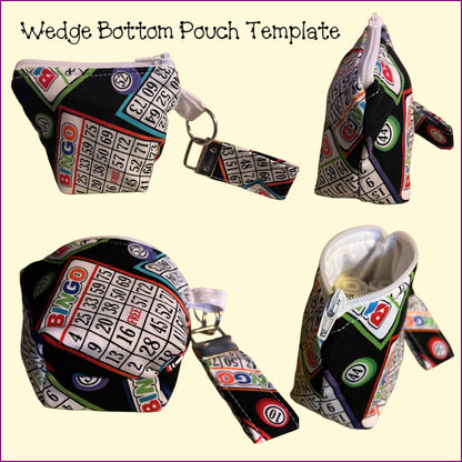 Wedge Bottom Pouch Templates
