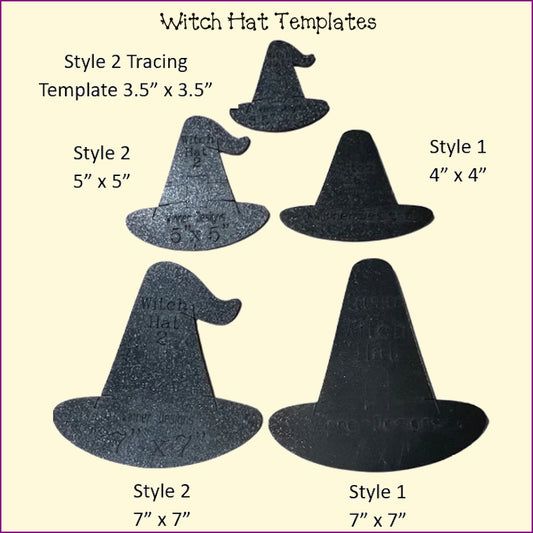 Halloween Witch Hat Templates