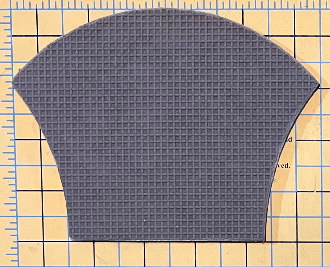 Towel Topper - Apple Core, Fussy Cut Frame V1