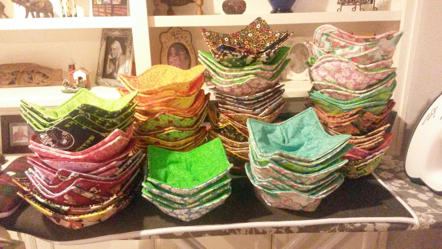 Microwave Bowl Cozy Individual Square or Round