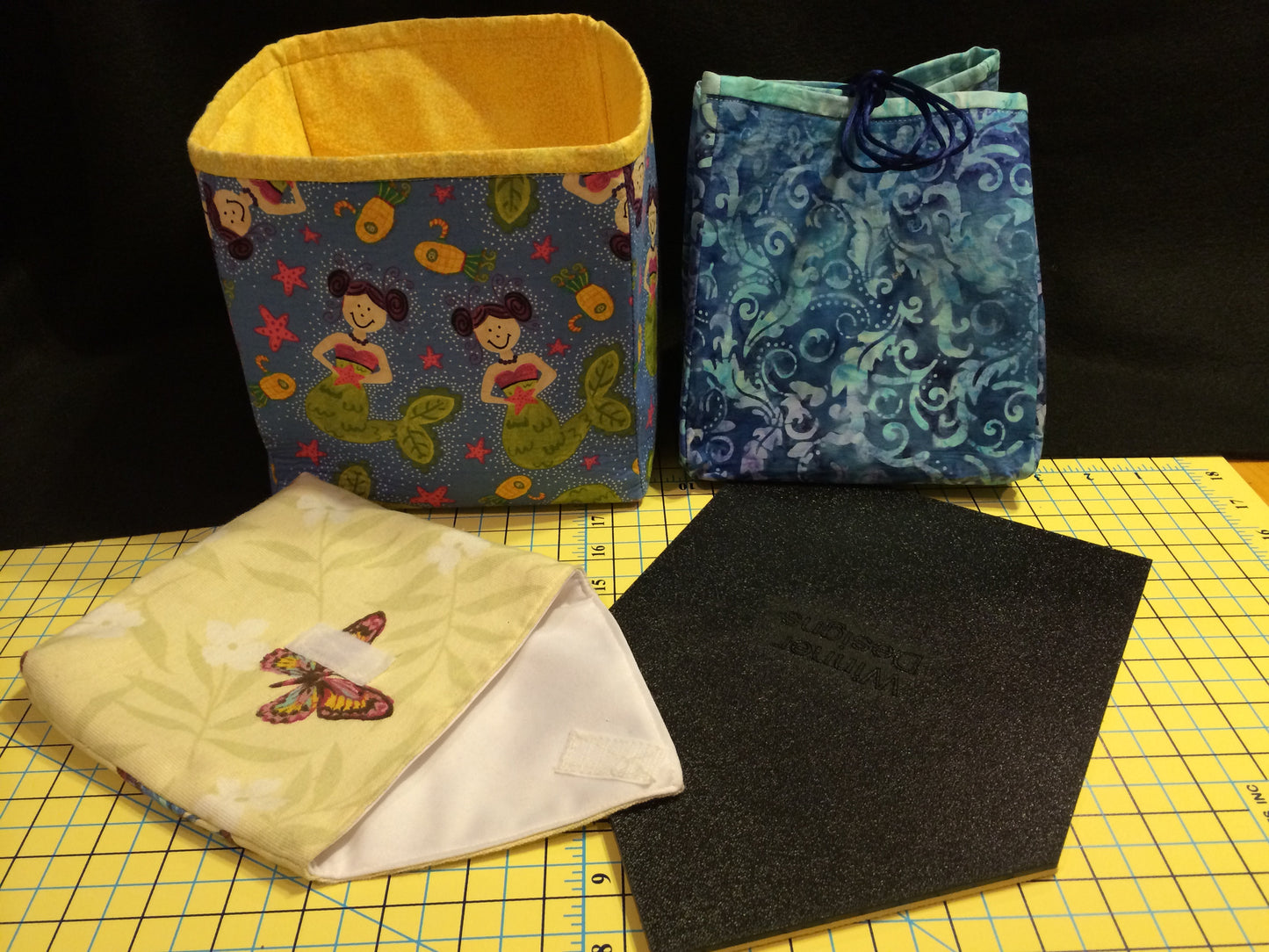 Towel Topper Template - Box Bag