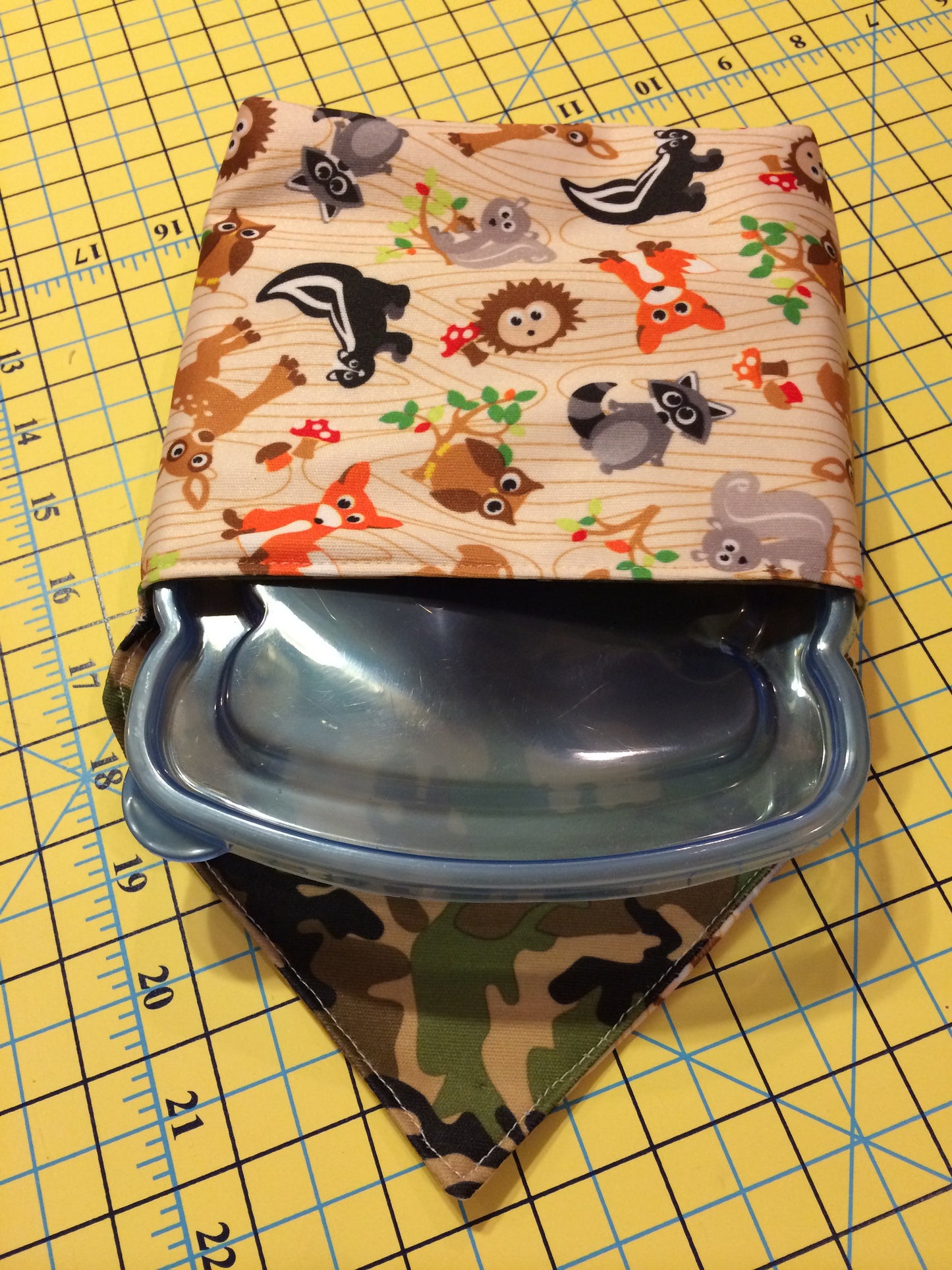Towel Topper Template - Box Bag