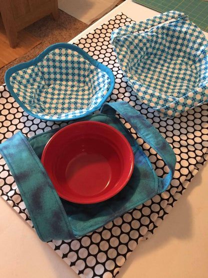Microwave Bowl Cozy Individual Square or Round