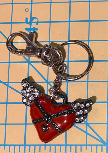 Dangles: Hardware Swivel Clip/Key Chain: Hearts