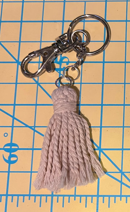 Dangles: Hardware Swivel Clip/Key Chain: Tassels, Pom Poms